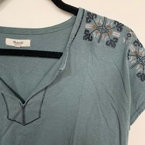 Madewell Embroidered Tee